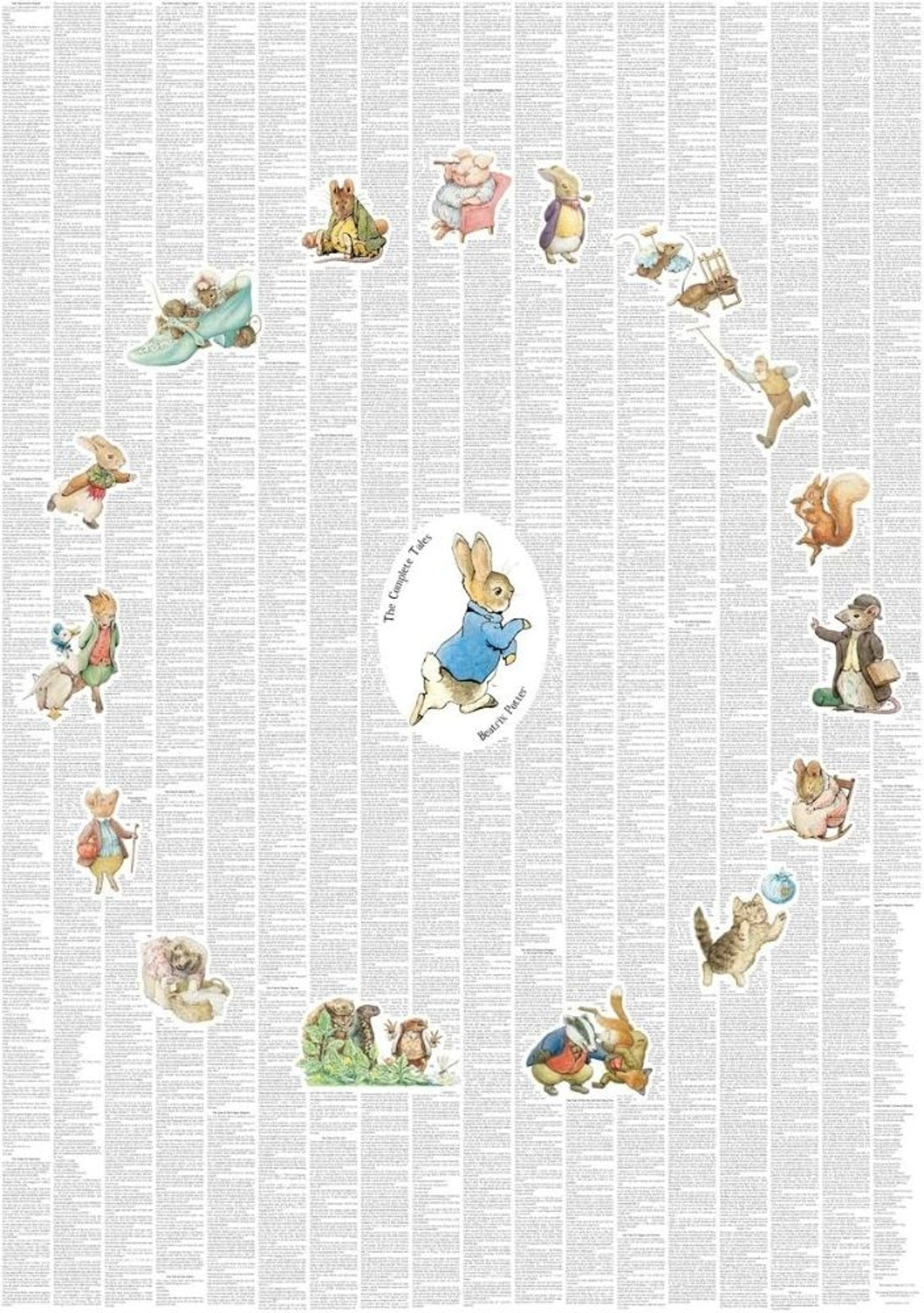 The Complete Peter Rabbit and Friends Illustrated Print