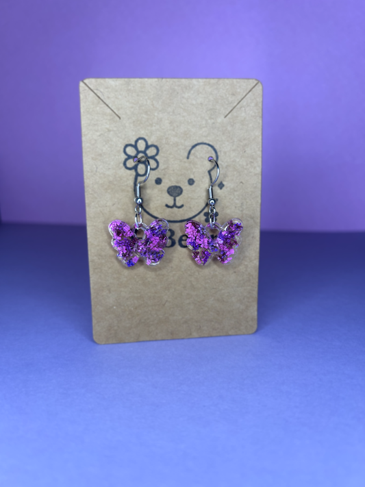 Purple Aurelia Earrings